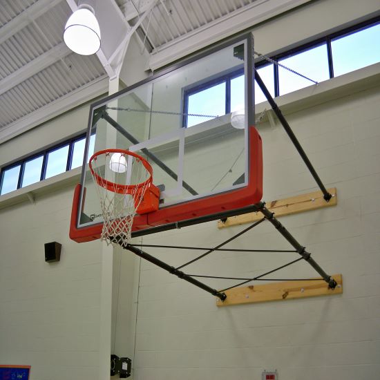 Gared offers a full line of basketball wall mounts to customize your space for an optimal and safe play environment.